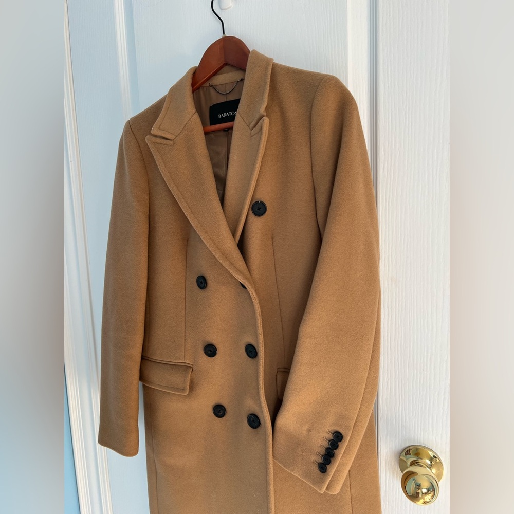 Babaton Constant Coat (Double-Breasted Wool Cashmere Coat) - Picture 8 of 8